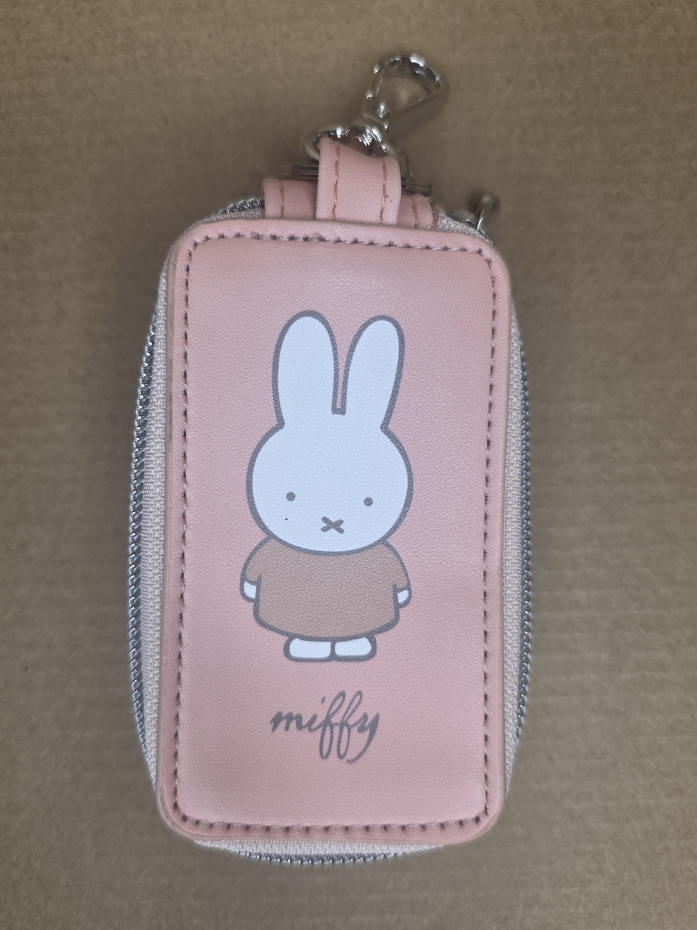 Miffy Pink Zip Keychain Pouch